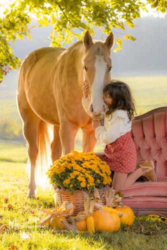 fille cheval