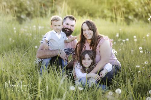 portrait famille pissenlit